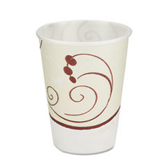 SOLO CUPS Symphony Design Trophy Foam Hot/cold Drink Cups  10oz  Beige  60/pack; UNIT OF MEASURE: PG