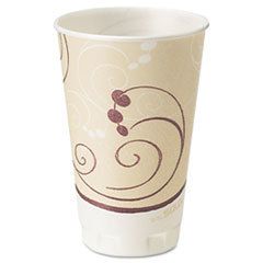 SOLO CUPS Symphony Design Trophy Foam Hot/cold Drink Cups  16oz  50/pack  15 Packs/carton; UNIT OF MEASURE: BX