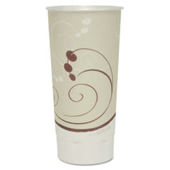SOLO CUPS Symphony Trophy Plus Dual Temperature Cups  24 Oz  Beige  600/carton; UNIT OF MEASURE: BX