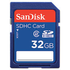 SANDISK CORPORATION Sdhc Memory Card  Class 4  32gb; UNIT OF MEASURE: EA