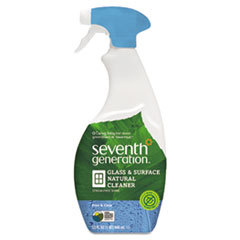 SEVENTH GENERATION Natural Glass &amp; Surface Cleaner  32oz Spray Bottle; UNIT OF MEASURE: EA
