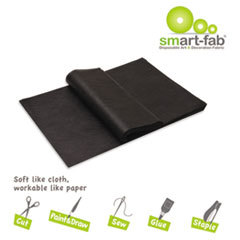 SMART-FAB INC Smart Fab Disposable Fabric  9 X 12 Sheets  Black  45 Per Pack; UNIT OF MEASURE: PG
