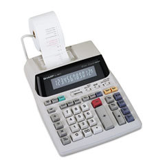 SHARP ELECTRONICS El-1801v Two-Color Printing Calculator  Black/red Print  2.1 Lines/sec; UNIT OF MEASURE: EA