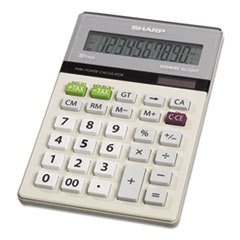 SHARP ELECTRONICS El-334tb Basic Calculator  10-Digit Lcd; UNIT OF MEASURE: EA