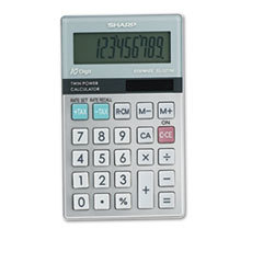 SHARP ELECTRONICS El377tb Handheld Business Calculator  10-Digit Lcd; UNIT OF MEASURE: EA