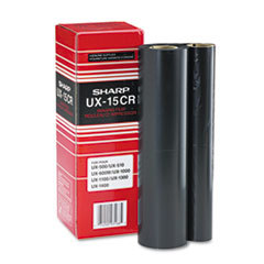 SHARP ELECTRONICS Ux15cr Ribbon Cartridge  Black; UNIT OF MEASURE: EA
