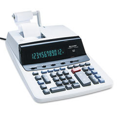 SHARP ELECTRONICS Vx2652h Two-Color Printing Calculator  Black/red Print  4.8 Lines/sec; UNIT OF MEASURE: EA
