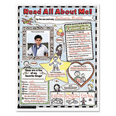 SCHOLASTIC INC. Instant Personal Poster Sets  Read All About Me  17in X 22in  30/pack; UNIT OF MEASURE: PG