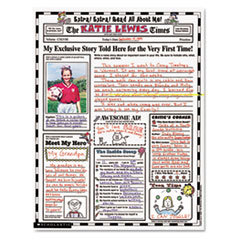 SCHOLASTIC INC. Instant Personal Poster Sets  Extra Extra Read All About Me  17in X 22in  30/pack; UNIT OF MEASURE: PG