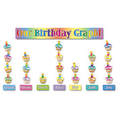 SCHOLASTIC INC. Our Birthday Graph! Bulletin Board Set; UNIT OF MEASURE: EA