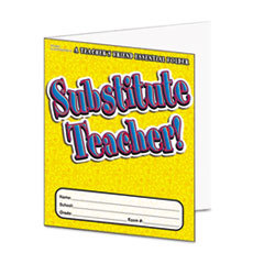 SCHOLASTIC INC. Substitute Teacher Essential Laminated Folder  Prek-6  16 Pages; UNIT OF MEASURE: EA