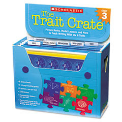 SCHOLASTIC INC. Trait Crate  Grade 3  Seven Books  Posters  Folders  Transparencies  Stickers; UNIT OF MEASURE: KT