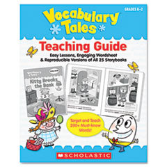 SCHOLASTIC INC. Vocabulary Tales  25 Books/16 Pages And Teaching Guide  Grades K-1; UNIT OF MEASURE: EA