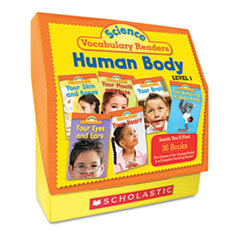 SCHOLASTIC INC. Science Vocabulary Readers: Human Body  26 Books/16 Pages And Teaching Guide; UNIT OF MEASURE: EA