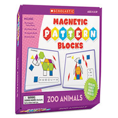 SCHOLASTIC INC. Magnetic Pattern Blocks  Zoo; UNIT OF MEASURE: EA