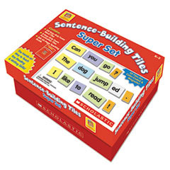 SCHOLASTIC INC. Sentence-Building Tiles Super Set  Ages 5-8; UNIT OF MEASURE: SE