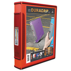 STOREX Duragrip Binders  1in Capacity  Red; UNIT OF MEASURE: EA