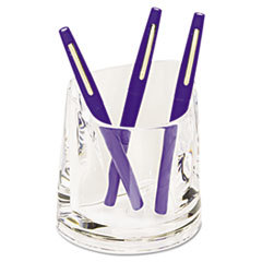 SWINGLINE Stratus Acrylic Pen Cup  4 1/2 X 2 3/4 X 4 1/4  Clear; UNIT OF MEASURE: EA