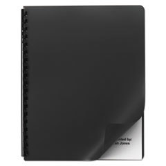 SWINGLINE Opaque Plastic Binding System Covers  11-1/4 X 8-3/4  Black  25/pack; UNIT OF MEASURE: PG