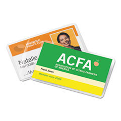 SWINGLINE Laminating Pouches  5 Mil  2 9/16 X 3 3/4  Badge Size  25/pack; UNIT OF MEASURE: PG