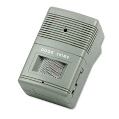 TATCO Visitor Arrival/departure Chime  Battery Operated  2-3/4w X 2d X 4-1/4h  Gray; UNIT OF MEASURE: EA