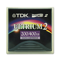 TDK ELECTRONICS 1/2in Ultrium Lto-2 Cartridge  1998ft  200gb Native/400gb Compressed Capacity; UNIT OF MEASURE: EA