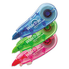AMERICAN TOMBOW INC. Widetrac Correction Tape  Non-Refillable  1/3in X 236in  3/pack; UNIT OF MEASURE: PG