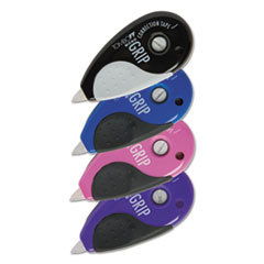 AMERICAN TOMBOW INC. Mono Grip Top-Action Correction Tape  Black/blue/pink/purple  1/5in X 394in  4/pk; UNIT OF MEASURE: PG