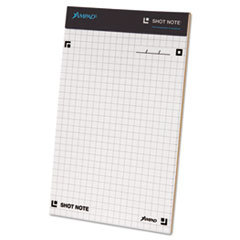 AMPAD/DIV. OF AMERCN PD&amp;PPR Shot Note Writing Pad  5 X 8  Dot Graph; UNIT OF MEASURE: EA