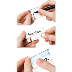 THE PENCIL GRIP Hanging File Tabs  2 1/4in Wide  Assorted/white  12/pk; UNIT OF MEASURE: PG