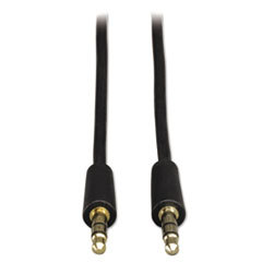 TRIPPLITE Audio Cables  6 Ft  Black  3.5 Mm Male; 3.5 Mm Male; UNIT OF MEASURE: EA