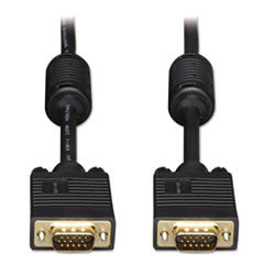 TRIPPLITE Vga Monitor Cables  6 Ft  Black  Hd15 Male; Hd15 Male; UNIT OF MEASURE: EA