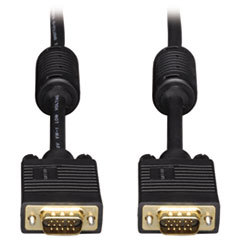 TRIPPLITE Vga Monitor Cables  50 Ft  Black  Hd15 Male; Hd15 Male; UNIT OF MEASURE: EA