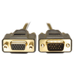 TRIPPLITE Vga Monitor Extension Cable  6 Ft  Black; UNIT OF MEASURE: EA