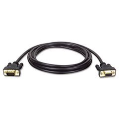 TRIPPLITE Vga Monitor Extension Cable  10 Ft  Black; UNIT OF MEASURE: EA