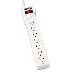 TRIPPLITE Striker Surge Suppressor  7 Outlets  6 Ft Cord  1080 Joules  Light Gray; UNIT OF MEASURE: EA