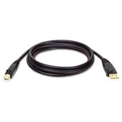TRIPPLITE U022-010 10-Ft. Usb2.0 A/b Gold Device Cable A Male To B Male; UNIT OF MEASURE: EA
