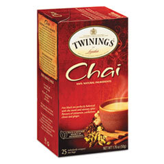 TWININGS NORTH AMERICA INC Tea Bags  Chai  1.76 Oz  25/box; UNIT OF MEASURE: BX