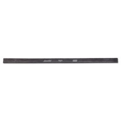 UNGER Ergotec Replacement Squeegee Blades  18in Wide  Black Rubber  Hard; UNIT OF MEASURE: EA
