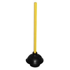 UNISAN Toilet/drain Plunger  20in Wood Handle  6in Dia; UNIT OF MEASURE: EA
