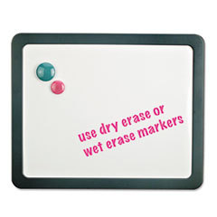 UNIVERSAL OFFICE PRODUCTS Recycled Cubicle Dry Erase Board  15 7/8 X 12 7/8  Charcoal  With Three Magnets; UNIT OF MEASURE: EA