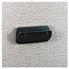 UNIVERSAL OFFICE PRODUCTS Recycled Plastic Partition Clip  4-1/2w X 2h  Charcoal; UNIT OF MEASURE: EA