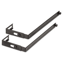 UNIVERSAL OFFICE PRODUCTS Adjustable Cubicle Hangers  Black  Set Of Two; UNIT OF MEASURE: SE