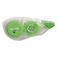 UNIVERSAL OFFICE PRODUCTS Correction Tape With Two-Way Dispenser  Non-Refillable  1/5in X 472in  6/pack; UNIT OF MEASURE: PG