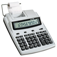 VICTOR TECHNOLOGIES 1212-3a Antimicrobial Printing Calculator  Blue/red Print  2.7 Lines/sec; UNIT OF MEASURE: EA