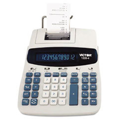 VICTOR TECHNOLOGIES 1220-4 Two-Color Tax Key Printing Calculator  Black/red Print  3 Lines/sec; UNIT OF MEASURE: EA