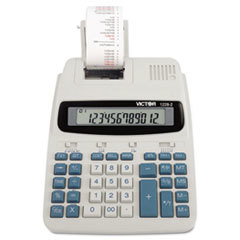VICTOR TECHNOLOGIES 1228-2 Two-Color Roller Printing Calculator  Black/red Print  2.7 Lines/sec; UNIT OF MEASURE: EA