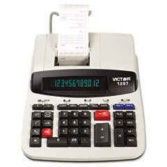 VICTOR TECHNOLOGIES 1297 Two-Color Commercial Printing Calculator  Black/red Print  4 Lines/sec; UNIT OF MEASURE: EA