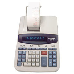 VICTOR TECHNOLOGIES 2640-2 Two-Color Printing Calculator  Black/red Print  4.6 Lines/sec; UNIT OF MEASURE: EA