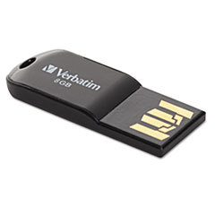 VERBATIM CORPORATION Store &#39;n&#39; Go Micro Usb 2.0 Drive  8 Gb; UNIT OF MEASURE: EA